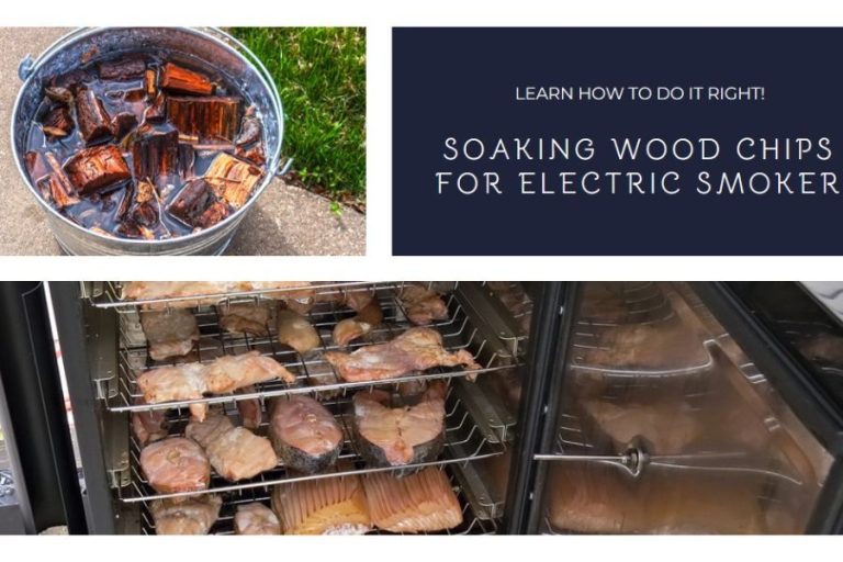 how to soak wood chips for electric smoker
