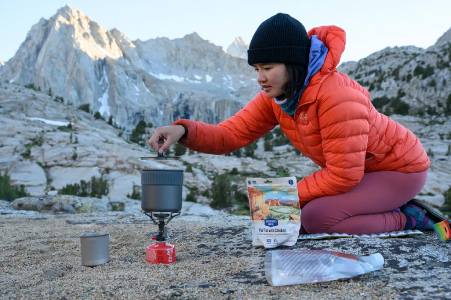 Canister stoves are suitable for all weather conditions