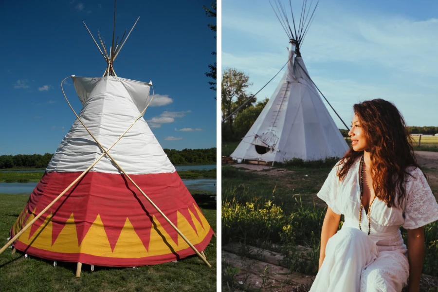 Teepee tent